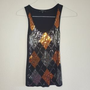 Tank top with sequins Size S-M, 2, 4